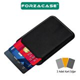 Forzacase iPhone Tüm Modeller ile uyumlu Magsafe Özellikli Manyetik Deri Cüzdan Kartlık - FC098
