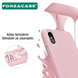 Forzacase iPhone 15 Pro uyumlu Liquid Serisi İçi Kadife Lansman Silikon Kılıf