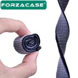 Forzacase Huawei Watch Buds için Esnek Hasır Örgü Kordon Kayış - FC139