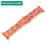 Forzacase Apple Watch Ultra 2 49mm Uyumlu Renkli Damla Sportif Silikon Kordon Kayış - FC124