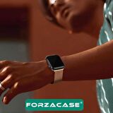 Forzacase Apple Watch 38-40-41mm ile uyumlu Metal Mıknatıslı Kordon Kayış - FC158
