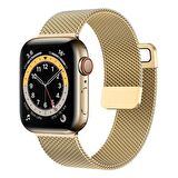 Forzacase Apple Watch 8 41mm ile uyumlu Metal Mıknatıslı Kordon Kayış - FC158