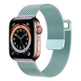 Forzacase Apple Watch 8 41mm ile uyumlu Metal Mıknatıslı Kordon Kayış - FC158