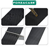 Forzacase Karbon Fiber Görünümlü Çizik Önleyici Araba Koruyucu Bant - FC1013