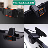 Forzacase 720P Ayarlanabilir Tak ve Çalıştır Mikrofonlu Görüntülü Web Kamerası Webcam - FC1019