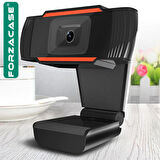 Forzacase 1080P Ayarlanabilir Tak ve Çalıştır Mikrofonlu Görüntülü Web Kamerası Webcam - FC1020