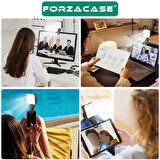 Forzacase Cep Telefonu , Kameralar ve PC için Şarj Edilebilir Ürün Çekim Video Işığı Softbox - FC1023