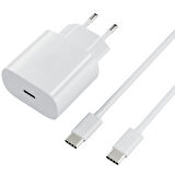 Forzacase Hızlı Şarj Destekli 25W Type-C to Type-C Şarj Cihazı Adaptör Kablo Set - FC1026