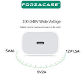 Forzacase Hızlı Şarj Destekli 20W Type-C Lightning Şarj Cihazı Adaptör Kablo Set - FC1028