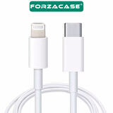Forzacase Hızlı Şarj Destekli 20W Type-C Lightning Şarj Cihazı Adaptör Kablo Set - FC1028