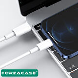 Forzacase 20W Type-C to Lightning PD Şarj ve Data Kablosu 1 metre - FC1029