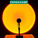 Forzacase 7 Renk Filtreli Gün Batımı Projektör Led Atmosferik Aydınlatma Fotoğraf Çekim Işığı FC1031