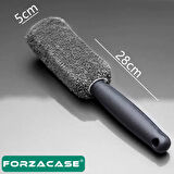 Forzacase Mikrofiber Jant Temizleme Fırçası Araç Araba Jant Fırçası Oto Bakım Ürünü - FC1047