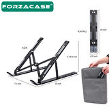 Forzacase 7 Kademeli Plastik Portatif Macbook Notebook Laptop Standı Masaüstü Tutucu - FC1051