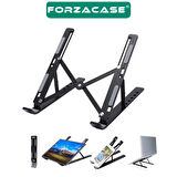 Forzacase 7 Kademeli Plastik Portatif Macbook Notebook Laptop Standı Masaüstü Tutucu - FC1051