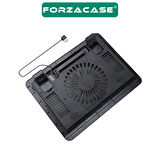 Forzacase LED Işıklı Tek Fanlı Yükseklikli Ayarlı Notebook Laptop Soğutucu Fan - FC1052
