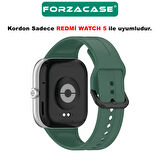 Forzacase Xiaomi Redmi Wach 5 ile uyumlu Tokalı Çizgi Desen Silikon Kordon Kayış - FC1062