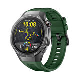 Forzacase Huawei Watch GT 5 Pro 46mm ile uyumlu Özel Tasarım Tokalı Silikon Kordon Kayış - FC1063