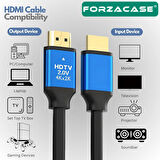 Forzacase Ultra HD 4K Yüksek Hızlı HDMI Kablosu - 3 Metre | TV PS5 4K 60Hz - FC1081