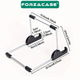 Forzacase Samsung Galaxy Tab A9 Plus uyumlu Bluetooth Kablosuz Klavye Mouse + Tablet Standı - FC1088