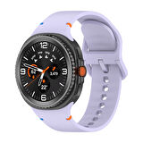 Forzacase Samsung Galaxy Watch 8 Ultra ile uyumlu Tokalı Silikon Kordon Kayış - FC1092