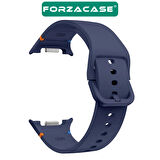 Forzacase Samsung Galaxy Watch 8 Classic ile uyumlu Tokalı Silikon Kordon Kayış - FC1092