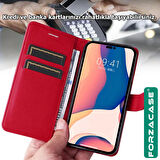 Forzacase Xiaomi Mi 11 Lite uyumlu Klasik Serisi Mıknatıs Kapaklı Standlı Cüzdan Kılıf