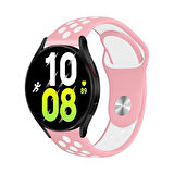 Forzacase Samsung Galaxy Watch Gear S4 46mm uyumlu Delikli Silikon Kordon Kayış - FC137