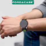 Forzacase Huawei Watch GT Sport / Active / Classic uyumlu Delikli Silikon Kordon Kayış - FC137
