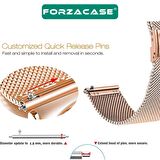 Forzacase Xiaomi Watch S1 Active Uyumlu  Metal Mıknatıslı Kordon Kayış + Ekran Koruma Filmi - FC096