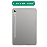 Forzacase Samsung Galaxy Tab S9 FE 5710 ile uyumlu Silikon Kılıf Buzlu Şeffaf - FC013