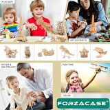 Forzacase 3 Boyutlu Ahşap Mekanik Panda 3D Bulmaca Puzzle Yapboz 43 Parça - FC334