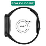 Forzacase Xiaomi Redmi Watch 3 Active ile uyumlu Silikon Kordon Kayış + Ekran Koruyucu Film - FC171