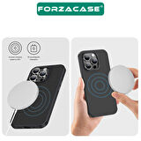 Forzacase iPhone 14 ile uyumlu Spectra Serisi Magsafe Özellikli Karbon Fiber Görünümlü Kılıf