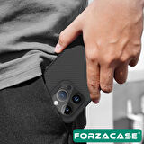 Forzacase iPhone 14 ile uyumlu Spectra Serisi Magsafe Özellikli Karbon Fiber Görünümlü Kılıf