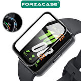 Forzacase Samsung Galaxy Fit 3 ile uyumlu Silikon Kordon Kayış + Ekran Koruma Filmi - FC440