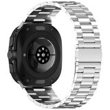 Forzacase Samsung Galaxy Watch 8 Ultra 47mm ile uyumlu Metal Baklalı Kordon Kayış - FC1106