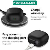 Forzacase Samsung Galaxy Buds Core 2025 uyumlu Anahtar Askılıklı Bluetooth Kulaklık Kılıfı - FC1107