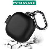 Forzacase Samsung Galaxy Buds FE ile uyumlu Anahtar Askılıklı Bluetooth Kulaklık Kılıfı - FC1107