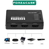 Forzacase 5 Giriş 1 Çıkış Kumandalı HDMI Çoklayıcı 5in1 Switch 1080p Full HD - FC1113