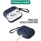Forzacase Airpods Pro 3 ile uyumlu Anahtar Askılıklı Bluetooth Kulaklık Kılıfı - FC1125