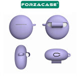 Forzacase Huawei FreeBuds 7i ile uyumlu Anahtar Askılıklı Bluetooth Kulaklık Kılıfı - FC1134