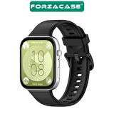 Forzacase Huawei Watch Fit 3 / 4 / 4 Pro ile uyumlu Silikon Kordon Kayış - FC1135
