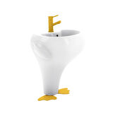 Creavit Ducky Ficus Lavabo Armatürü Sarı FC1198Y