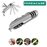 Forzacase Çok Amaçlı Çakı 11 Fonksiyonlu İsviçre Çakısı Katlanır Metal Çakı - FC123