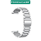 Forzacase Huawei Watch GT 6 Pro 46mm ile uyumlu Paslanmaz Çelik Kordon Kayış - FC141