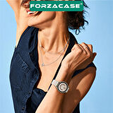 Forzacase Xiaomi Watch S3 için Ocean Oluklu Silikon Kordon Kayış - FC143