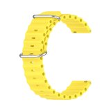 Forzacase Xiaomi Watch S5 46mm ile uyumlu Ocean Oluklu Silikon Kordon Kayış - FC143