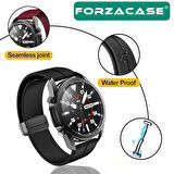Forzacase Xiaomi Redmi Watch 5 Lite ile uyumlu Manyetik Tokalı 22mm Silikon Kordon Kayış - FC144