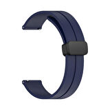 Forzacase Xiaomi Watch S4 / S4 Sport ile uyumlu Manyetik Tokalı 22mm Silikon Kordon Kayış - FC144